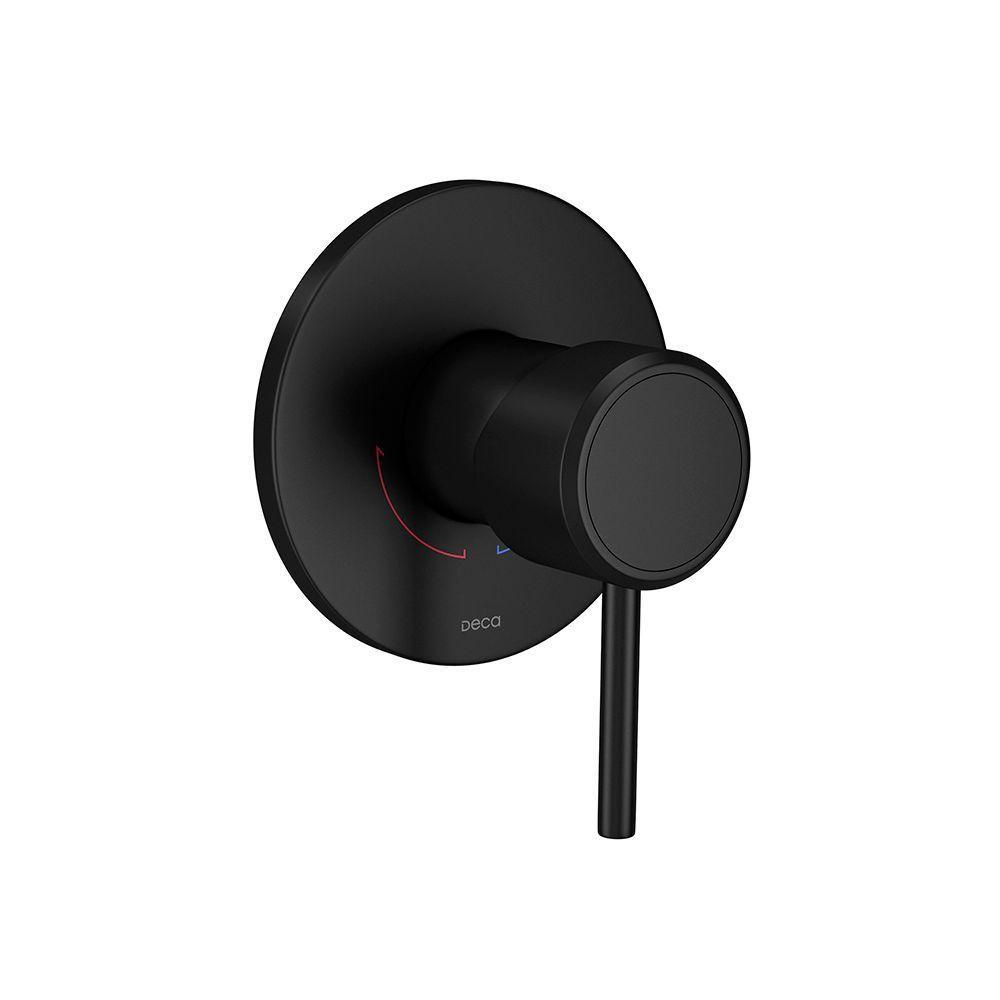 Acabamento Monocomando Para Chuveiro Deca You 4993.bl104.chu.mt Redondo Black Matte - 1