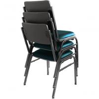 Kit Com 3 Cadeiras Para Auditórios Linha Hotel Smart Verde - 3