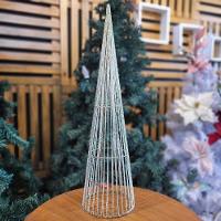 Árvore Cone Aramado Verde Line Algodão Brilho Suave 60cm - Magizi - 4