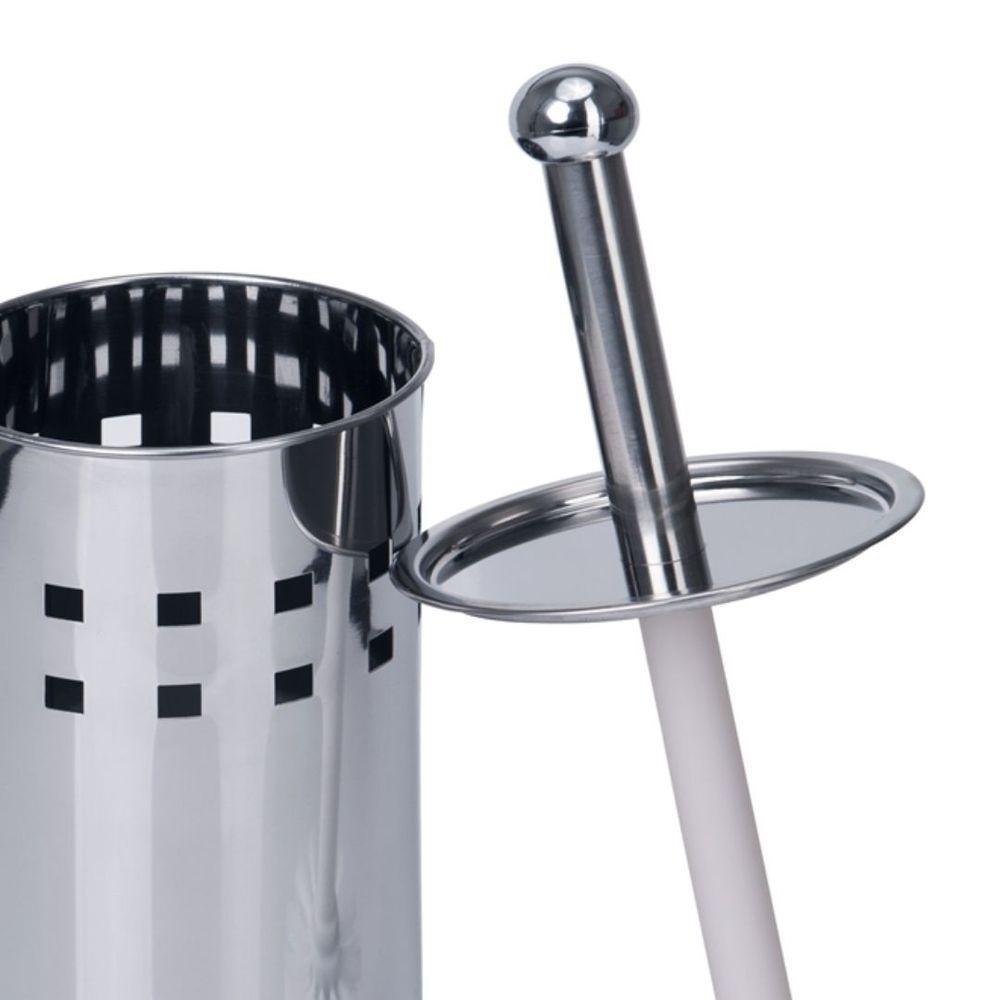 Escova Sanitária Aço Inox Prime Com Suporte - Monaliza - 3