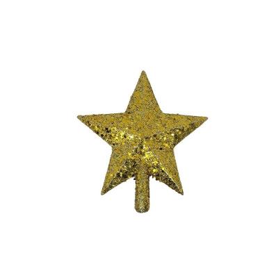 Ponteira Estrela Vidrilhos Glitter Dourado Prime 15cm - Magizi