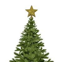 Kit Ponteira Estrela Vitril Vermelha E Dourada 15cm 2 Peças - Magizi - 5