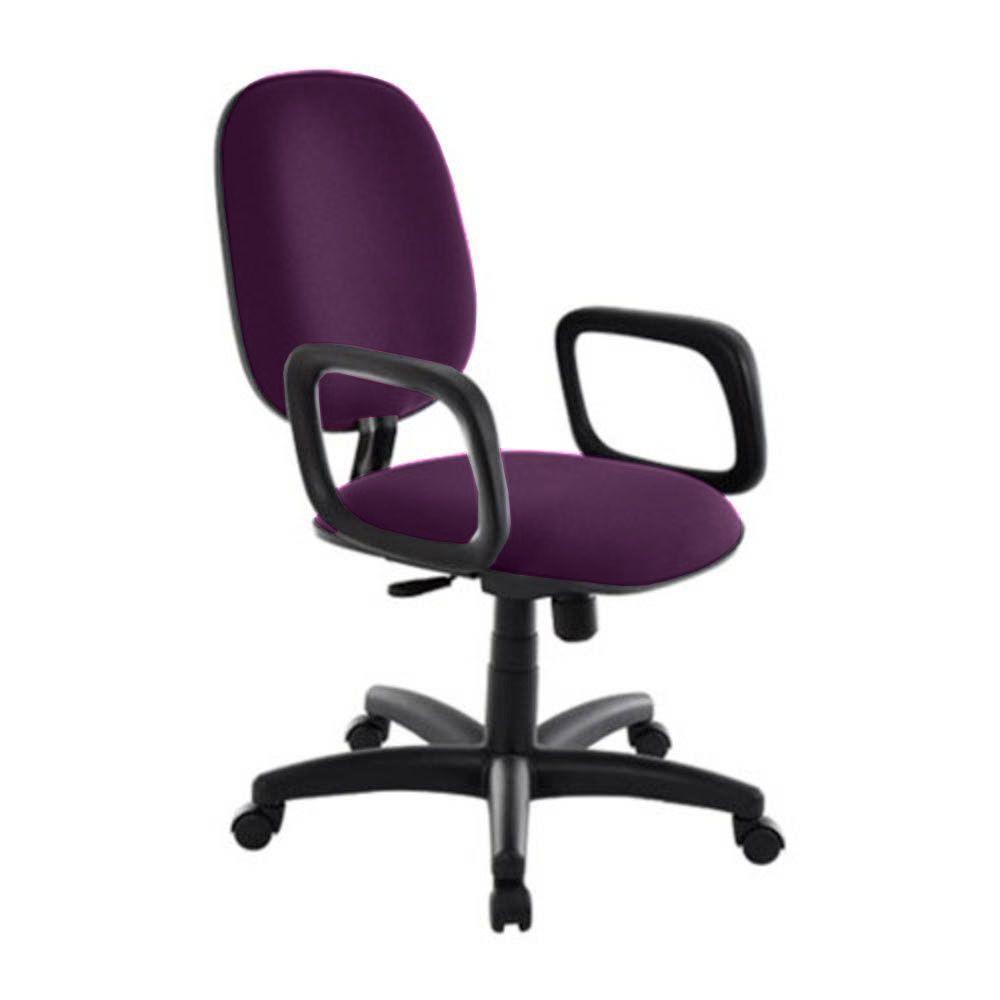 Cadeira Diretor Para Escritório Com Braços Linha Uno Roxo - 1