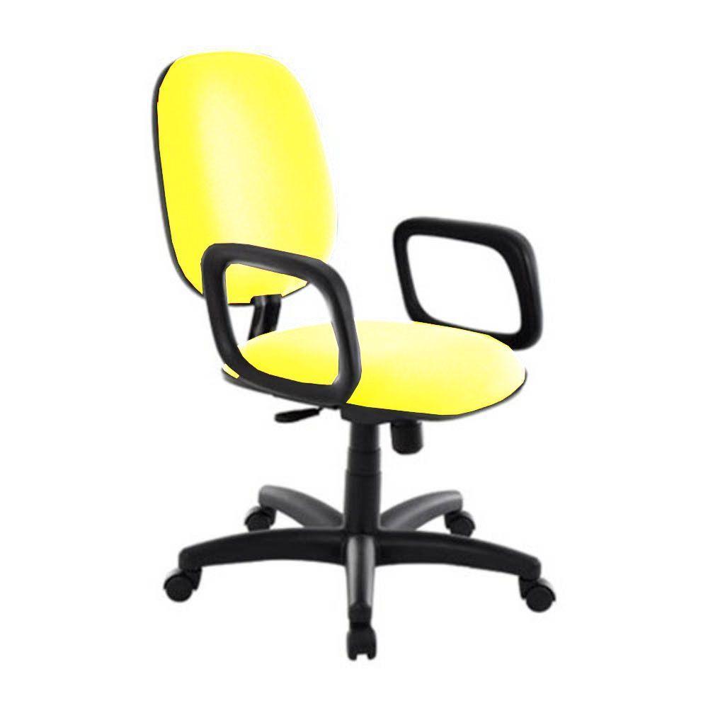 Cadeira Diretor Para Escritório Com Braços Linha Uno Amarelo - 1