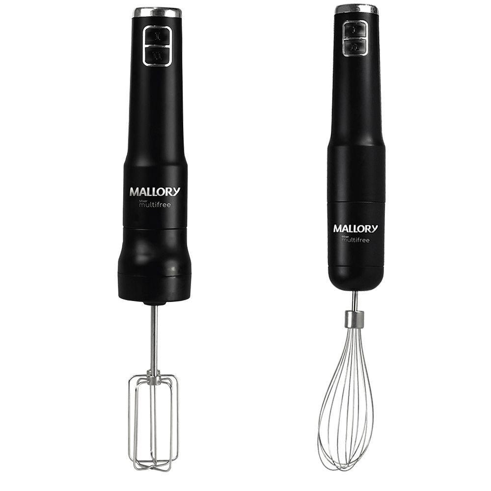 Mixer Mallory Multifree 4 em 1 Sem Fio 150W Preto com Prata Bivolt - 2