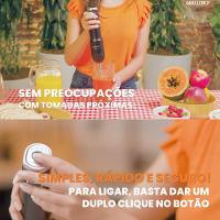 Mixer Mallory Multifree 4 em 1 Sem Fio 150W Preto com Prata Bivolt - 6