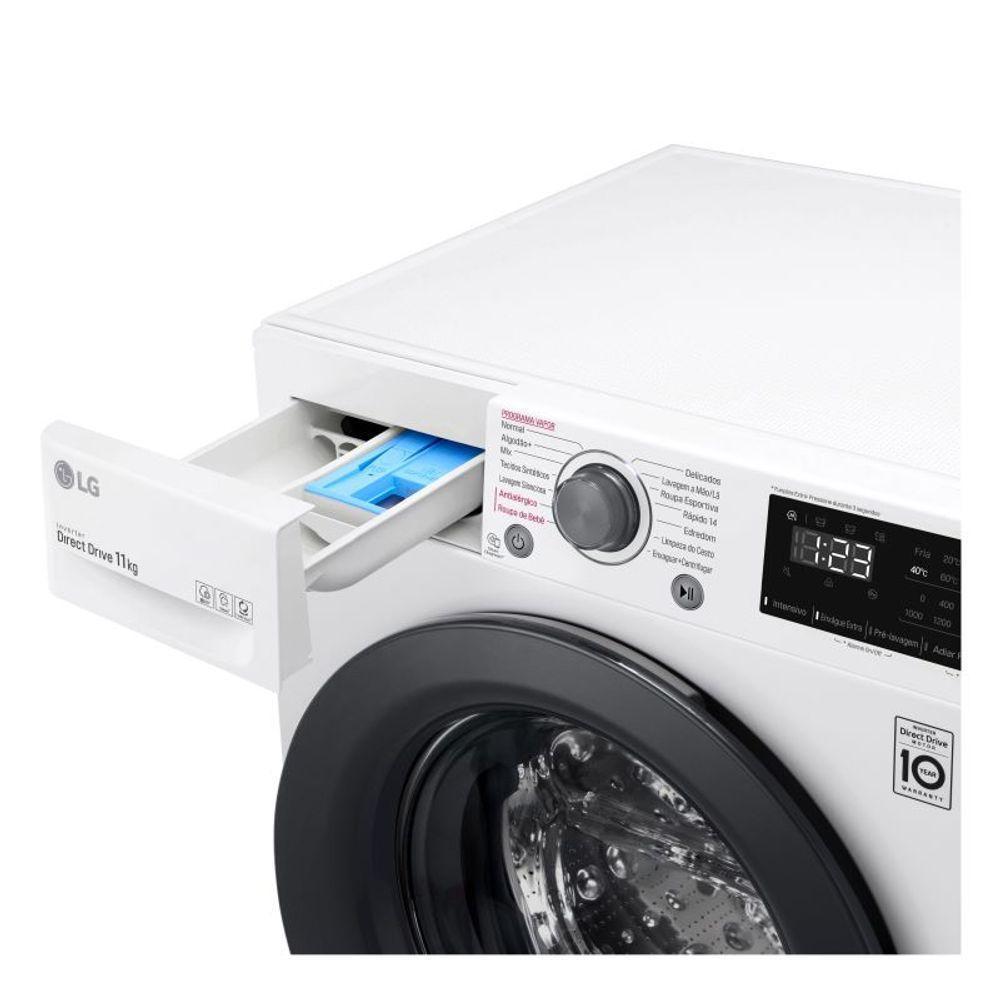 Lavadora Smart LG VC5 11KG Branca com Inteligência Artificial AIDD™ FV3011WG4A 220V - 8