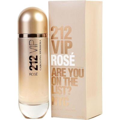 Perfume Feminino 212 Vip Rose Carolina Herrera Eau De Parfum Spray 125 Ml