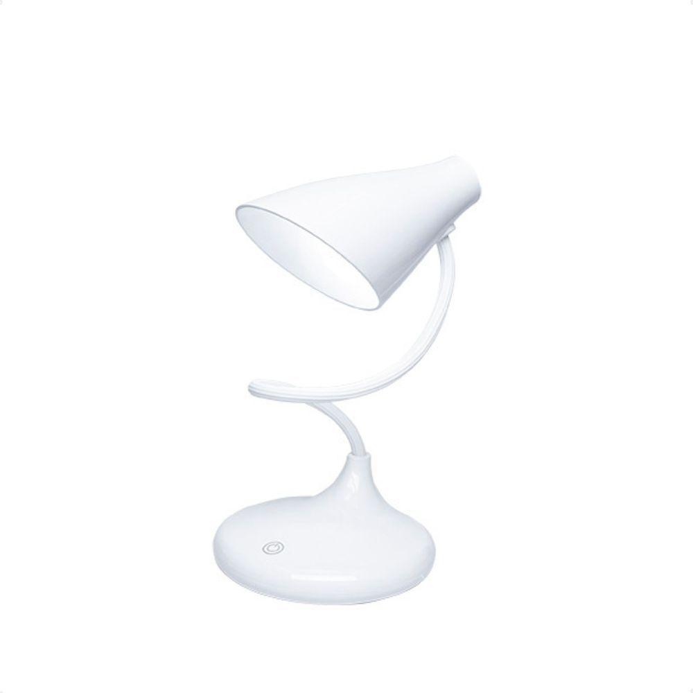 Luminária De Mesa Taschibra Splay Led Recarregável Branca - 2