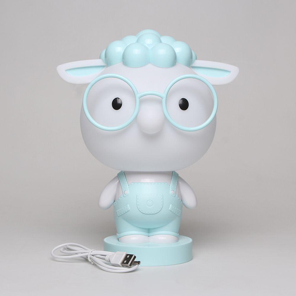 Luminária De Mesa Infantil Taschibra Led Abajur Ovelinha Bill 3w Usb Luz Quente 3000k - 4