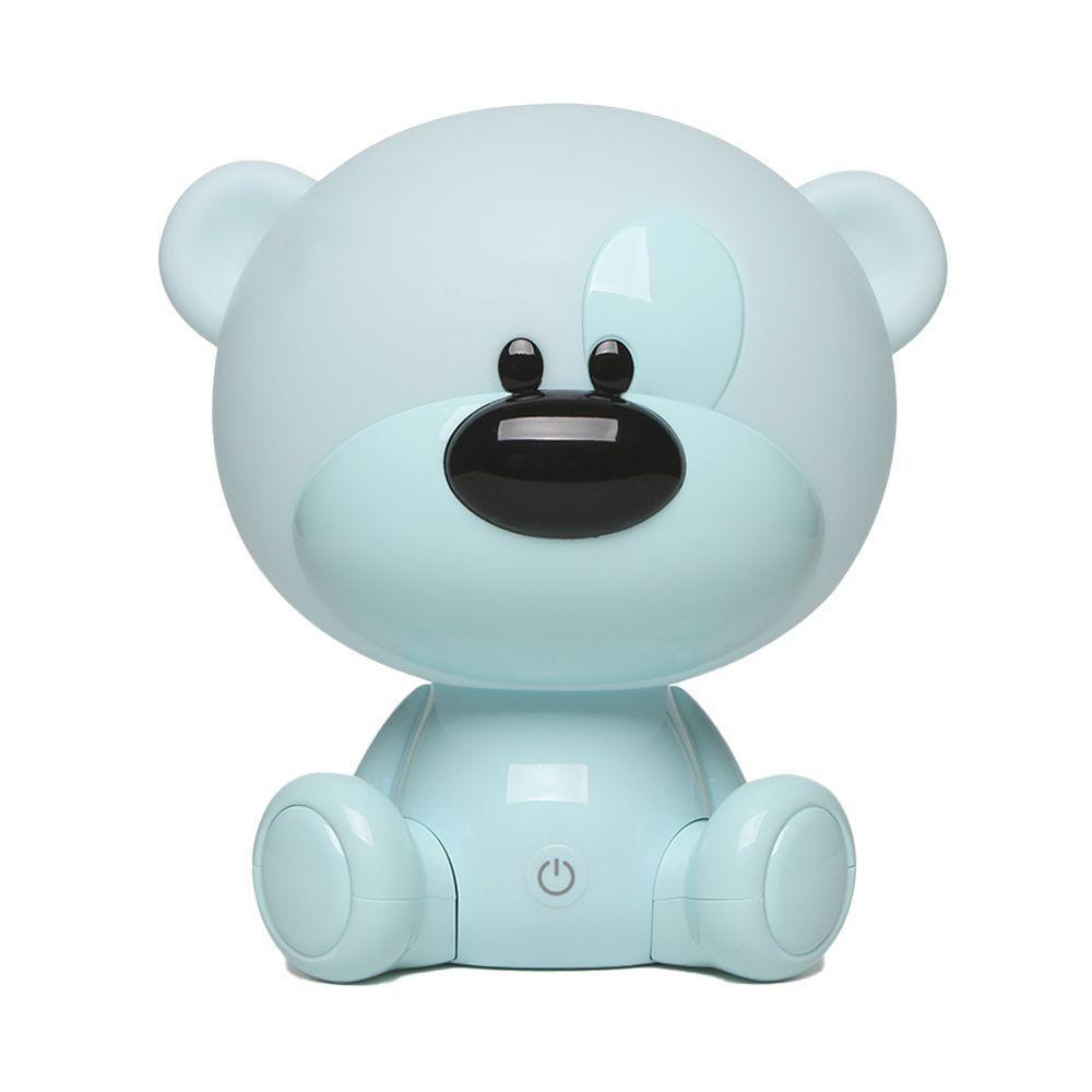 Luminária De Mesa Infantil Taschibra Led Abajur Ursinho Pipo 3w Usb Luz Quente 3000k - 1