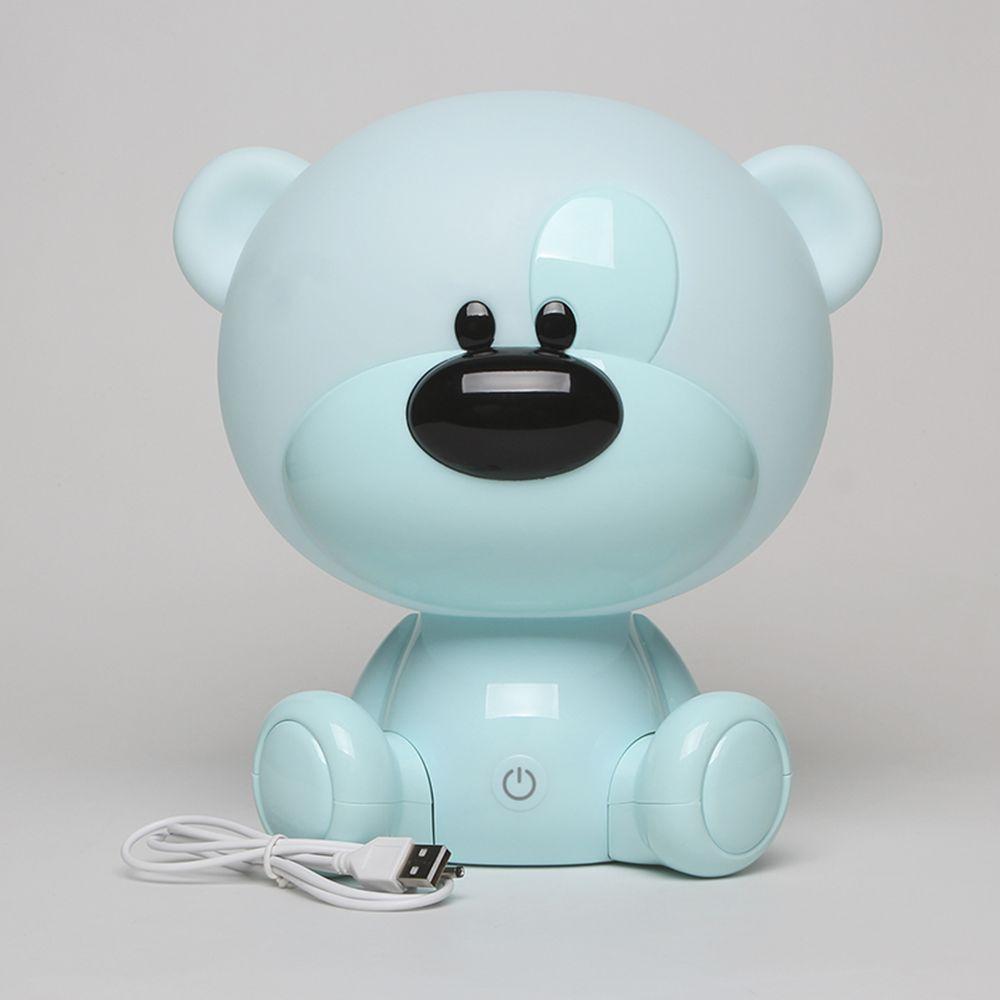 Luminária De Mesa Infantil Taschibra Led Abajur Ursinho Pipo 3w Usb Luz Quente 3000k - 3