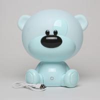 Luminária De Mesa Infantil Taschibra Led Abajur Ursinho Pipo 3w Usb Luz Quente 3000k - 3