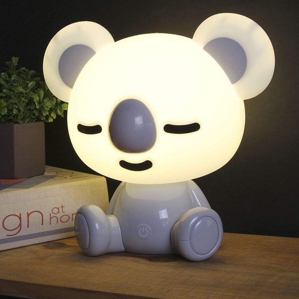 Luminária De Mesa Infantil Taschibra Led Abajur Coalinha Caly 3w Usb Luz Quente 3000k - 4