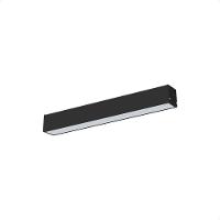 Luminária Sobrepor Taschibra Vetor Led 17w 56cm Bivolt Preta 4000k Luz Neutra - 1