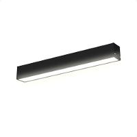 Luminária Sobrepor Taschibra Vetor Led 17w 56cm Bivolt Preta 4000k Luz Neutra - 3