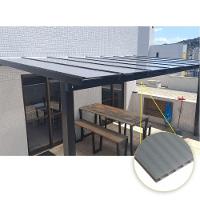 Chapa De Policarbonato Alveolar Cinza Refletivo 6mm - 2,10m X 6,00m - Polygal