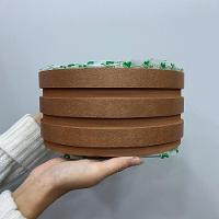 Painel Ripado Laminado Autocolante Flexível Amadeirado 10mt Bronze Com Textura Amadeirado - 5