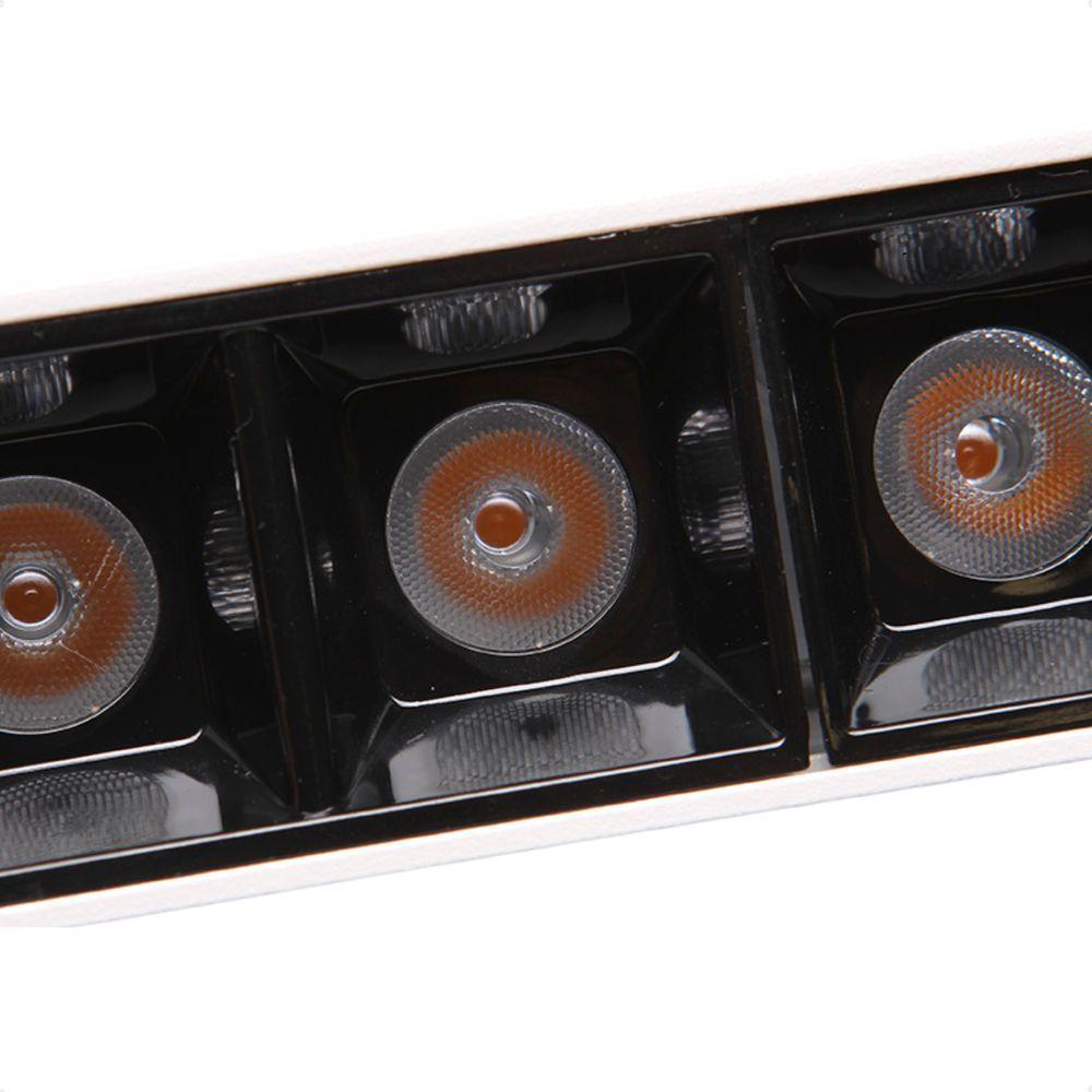 Spot De Led Sobrepor Taschibra Arch Pontual 10w 2700k Bivolt Branco Com Preto - 2