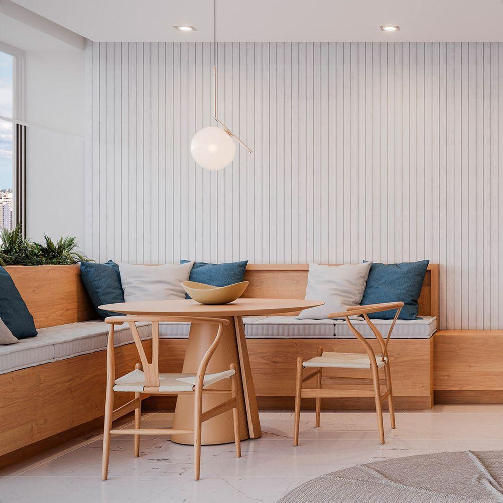 Painel Ripado Laminado De Eva Autocolante Flexível Rolo 10m White Com Textura | Branco - 6