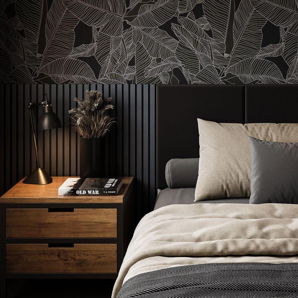 Painel Ripado Laminado De Eva Autocolante Flexível Rolo 5mt Blue Com Textura | Azul - 6