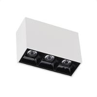 Spot De Led Sobrepor Taschibra Arch Pontual 6w 2700k Bivolt Branco Com Preto - 1