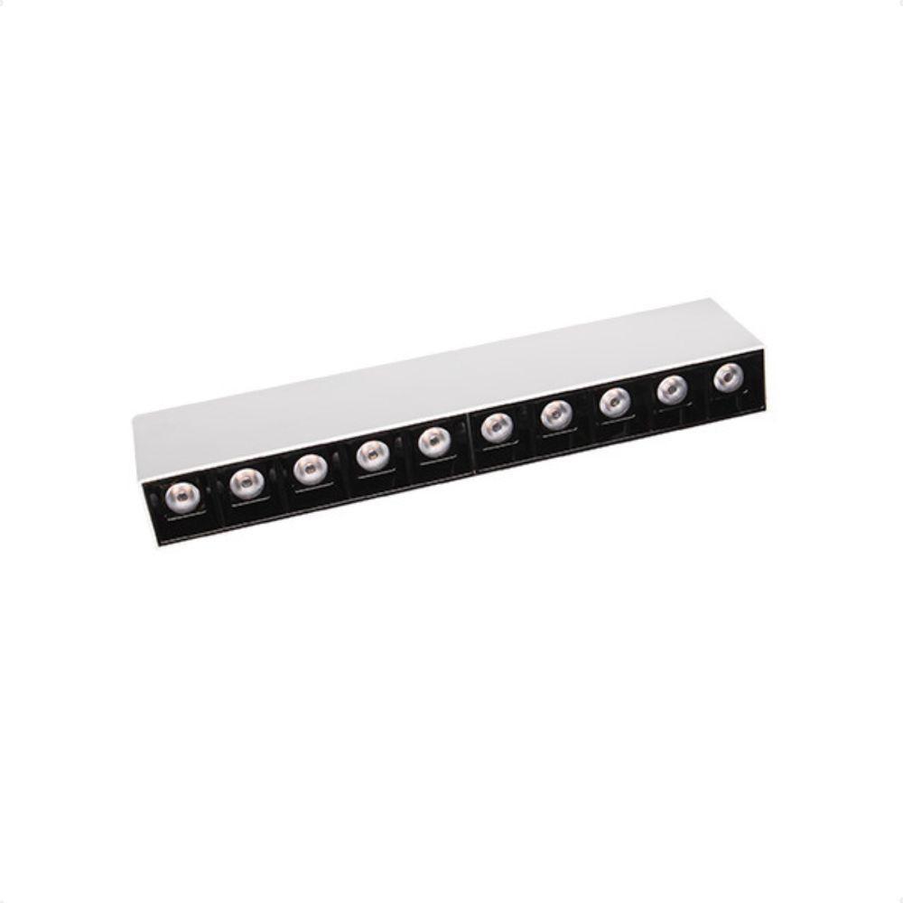 Spot De Led Sobrepor Taschibra Arch Pontual 20w 2700k Bivolt Branco Com Preto - 3