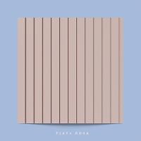 Painel Ripado Laminado De Eva Autocolante Flexível Rolo 5m Rosa - 5