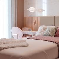 Painel Ripado Laminado De Eva Autocolante Flexível Rolo 5m Rosa - 6