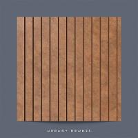 Painel Ripado Laminado De Eva Autocolante Flexível Rolo 10m Bronze Com Textura Amadeirado - 2