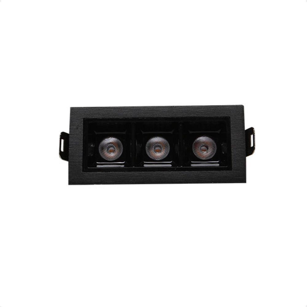 Spot De Led Embutir Taschibra Arch Pontual 6w 2700k Bivolt Preto - 3