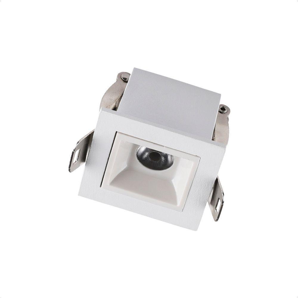 Spot De Led Embutir Taschibra Arch Pontual 2w 2700k Bivolt Branco - 1