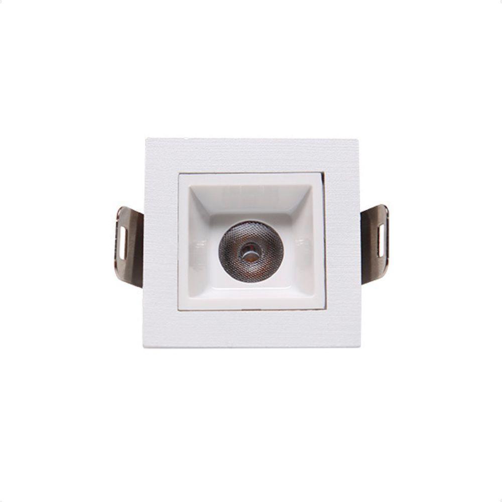 Spot De Led Embutir Taschibra Arch Pontual 2w 2700k Bivolt Branco - 3