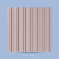 Painel Ripado Laminado De Eva Autocolante Flexível Rolo 10mt Rosa - 3