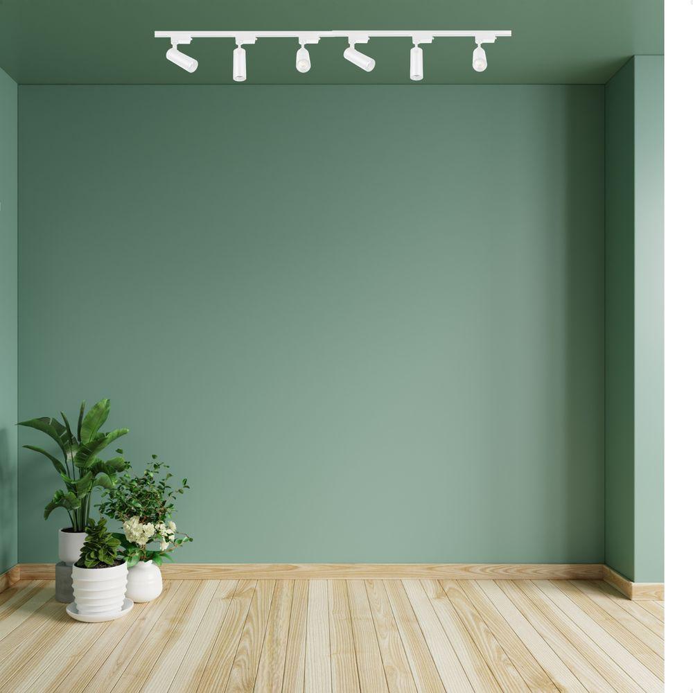 Trilho Eletrificado De Led Blumenau Com 3 Spots Branco Bivolt 6500k Frio - 2