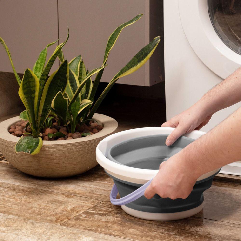 Balde Retrátil De Plástico 5 Litros Multiuso Simplo - 3