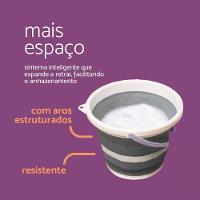 Balde Retrátil De Plástico 5 Litros Multiuso Simplo