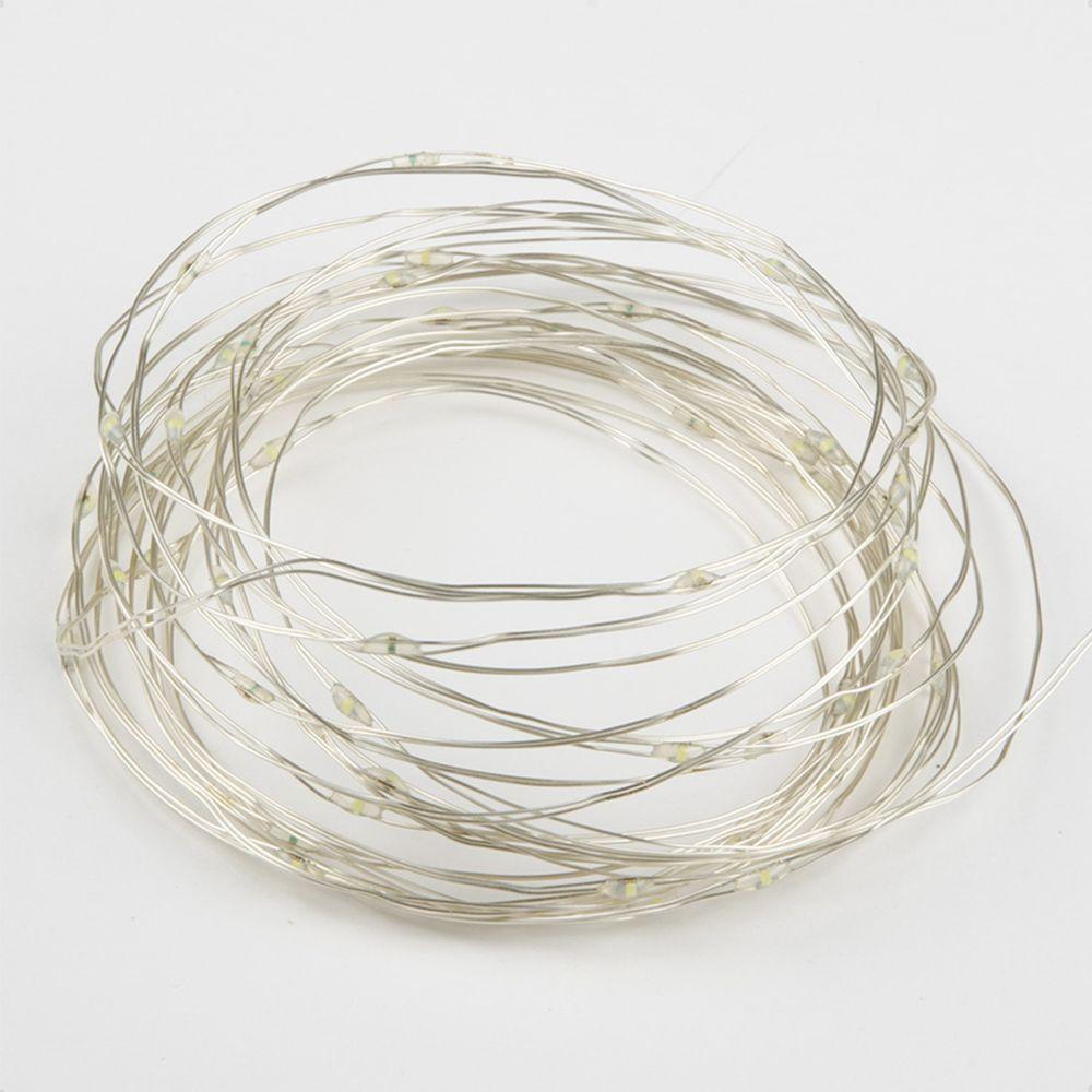 Fio De Luz Fada Cordão De Led 5m 50 Leds A Pilha Taschibra 3000k Luz Quente - 3