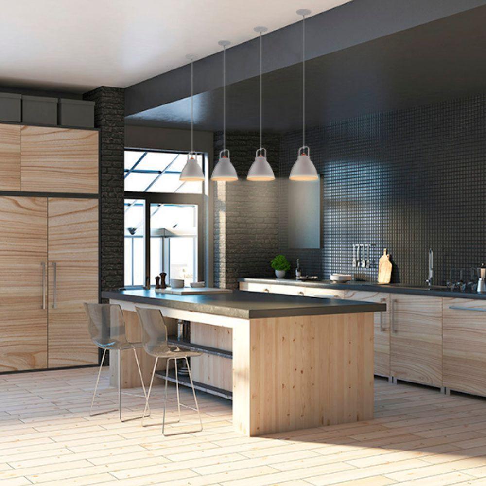 Lustre Pendente Taschibra Navy E27 Bivolt Branco - 2