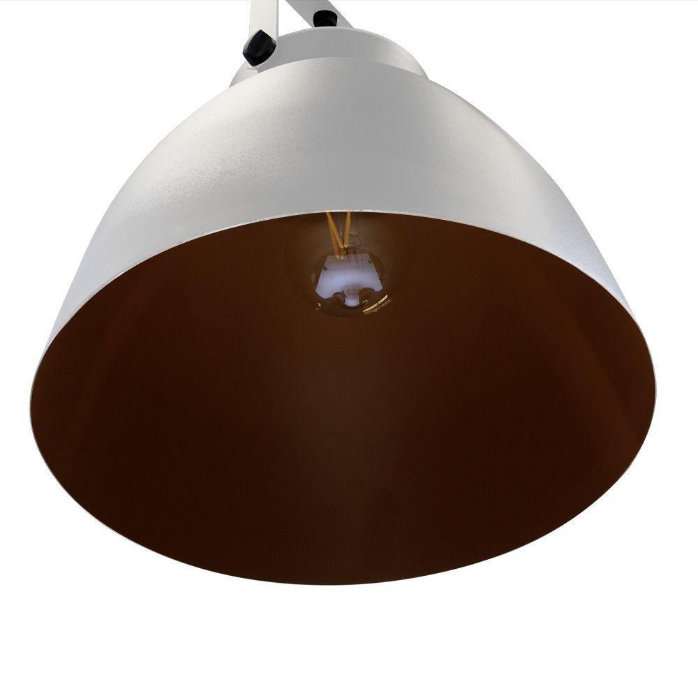 Lustre Pendente Taschibra Navy E27 Bivolt Branco - 4