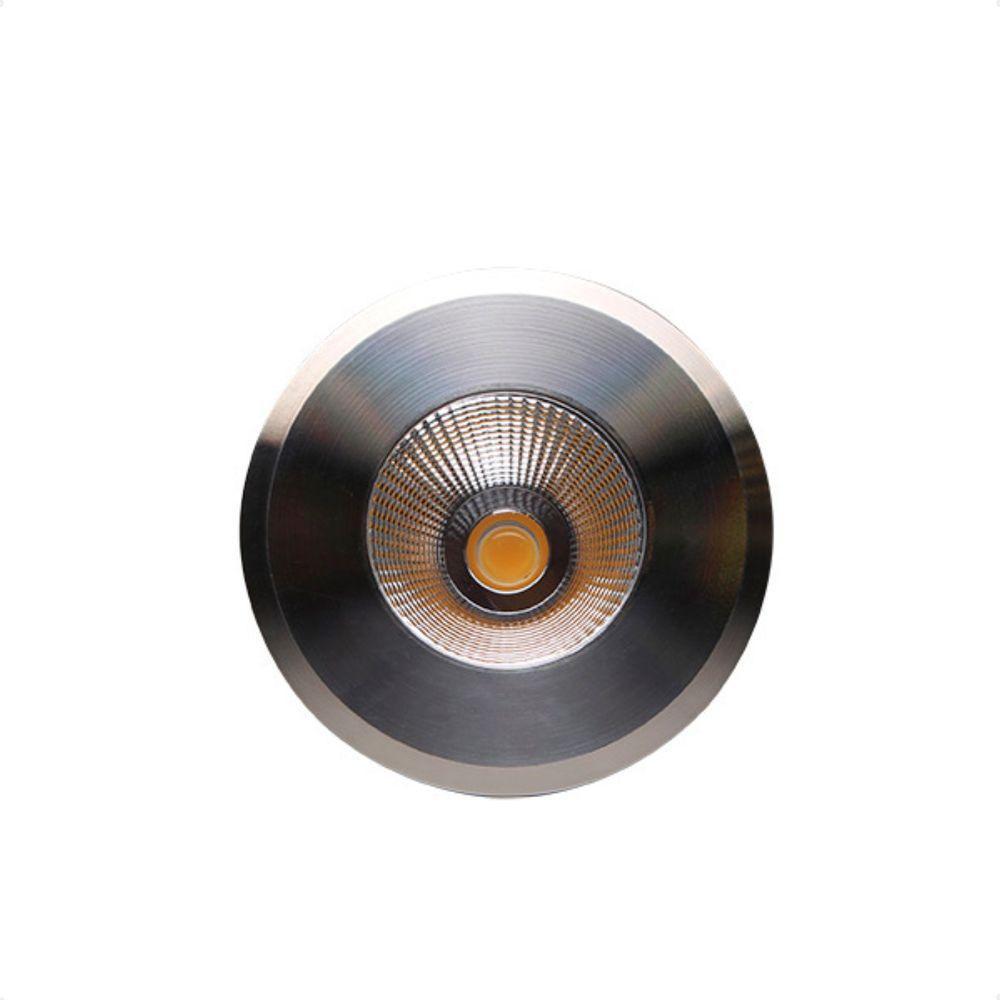 Embutido De Solo Led Taschibra Thin 6w Redondo Bivolt Prata - 3