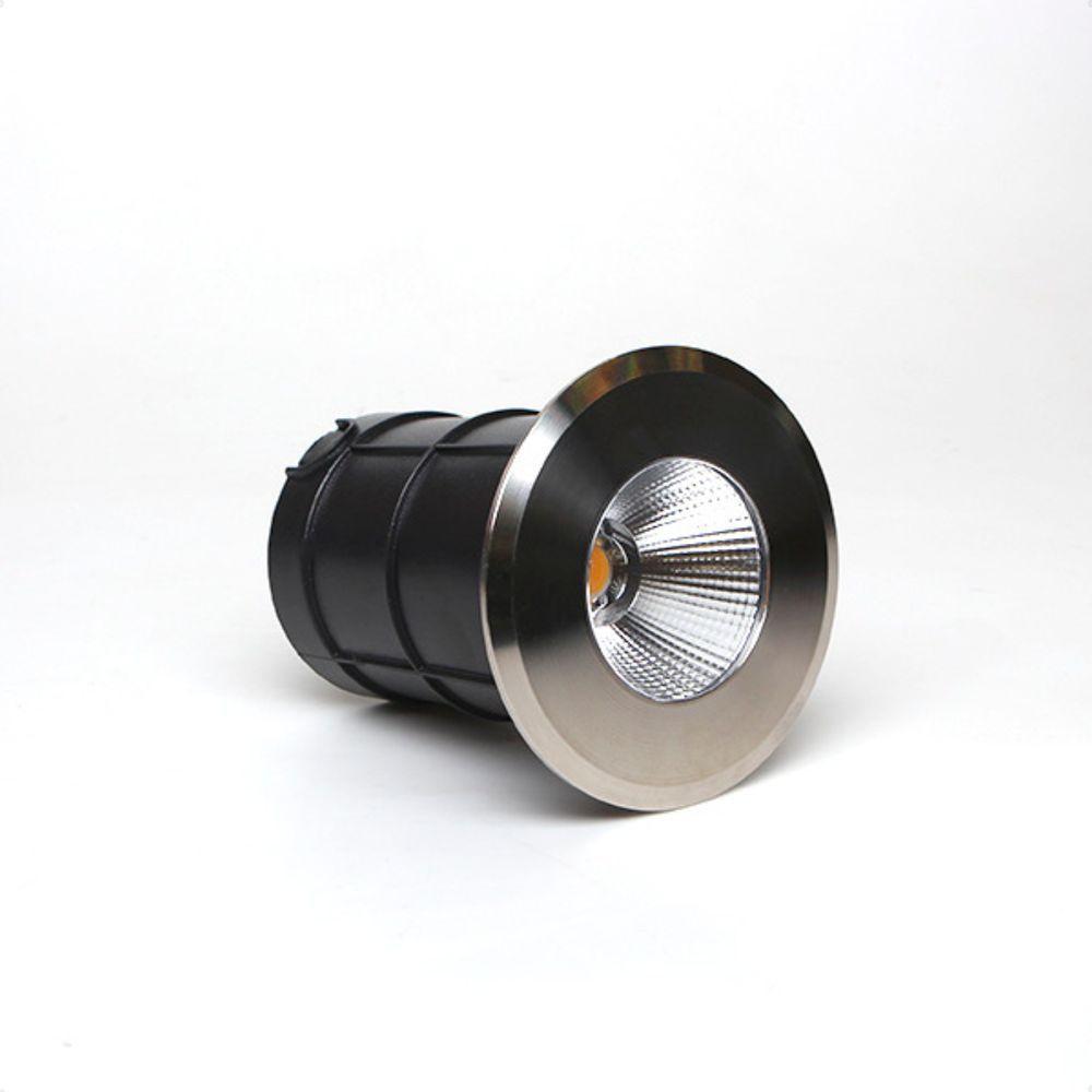 Embutido De Solo Led Taschibra Thin 6w Redondo Bivolt Prata - 4