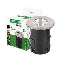 Embutido De Solo Led Taschibra Thin 6w Redondo Bivolt Prata - 1