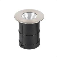 Embutido De Solo Led Taschibra Thin 6w Redondo Bivolt Prata - 5