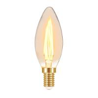 Lâmpada Led Filamento Vela B35 âmbar E14 Taschibra 110v - 1