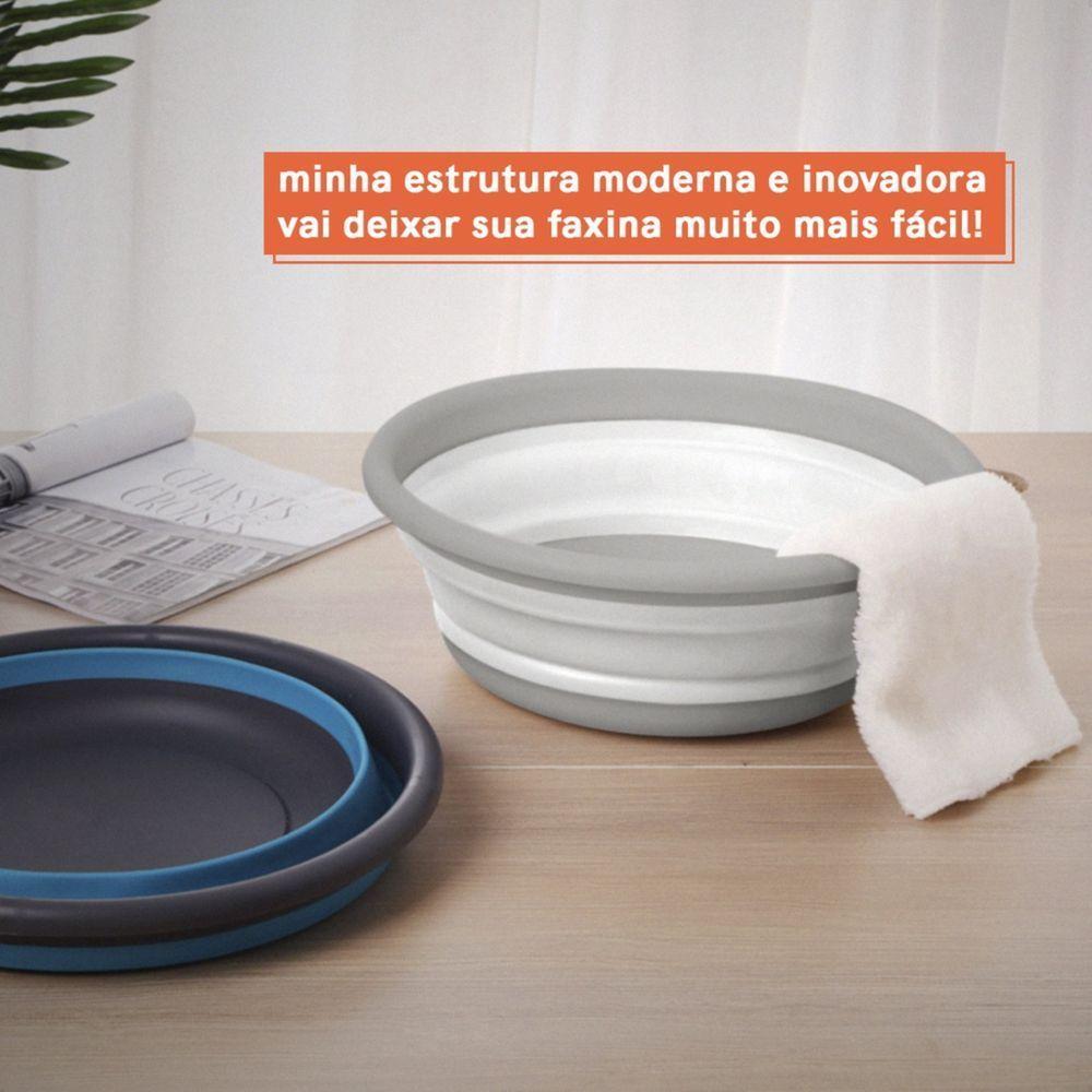 Bacia Retrátil De Plástico 5 Litros Multiuso Simplo - 3