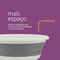 Bacia Retrátil De Plástico 5 Litros Multiuso Simplo