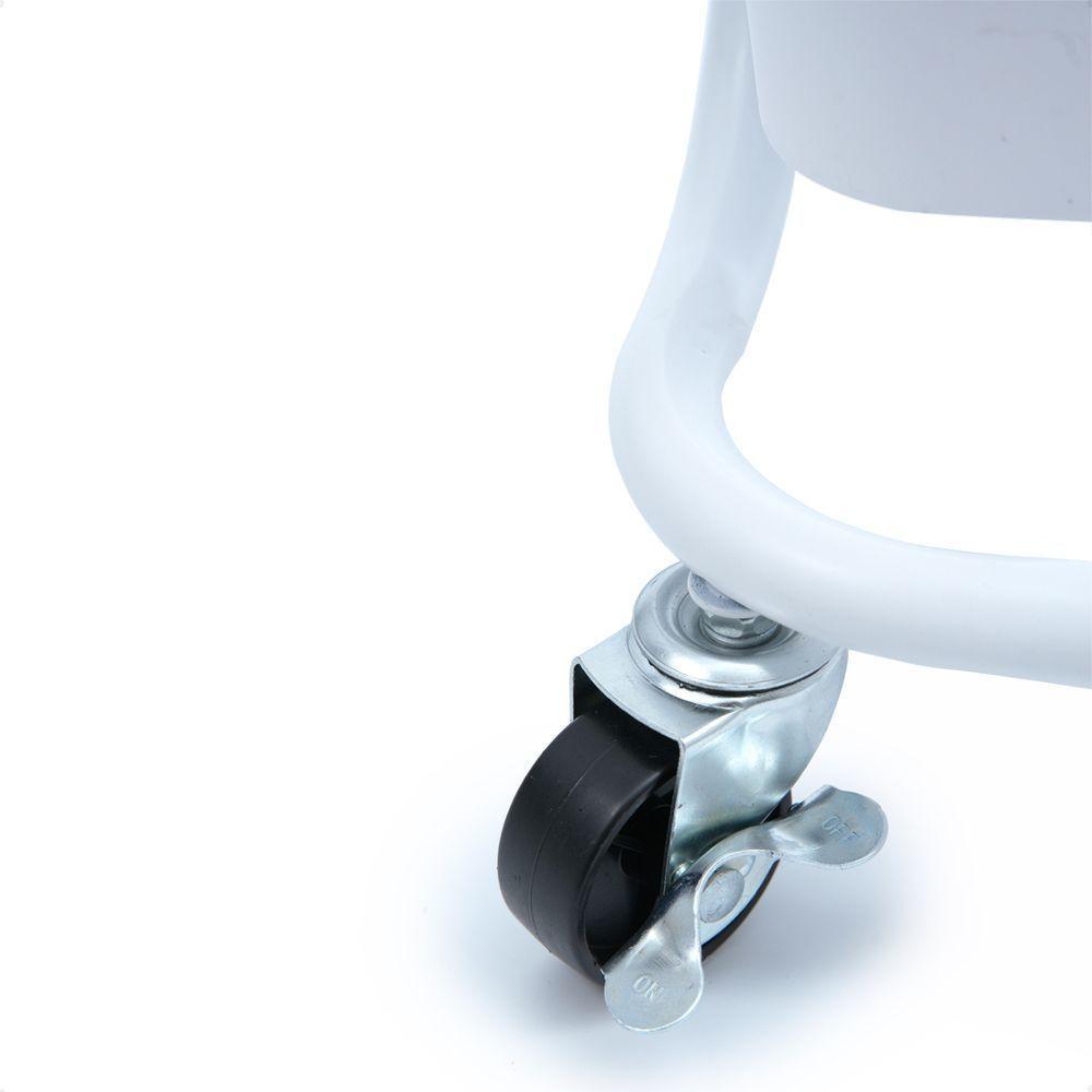 Carrinho Organizador Oikos Multiuso Com 3 Prateleiras Branca - 6