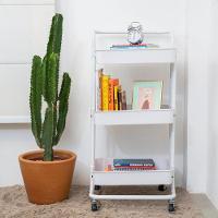 Carrinho Organizador Oikos Multiuso Com 3 Prateleiras Branca - 7