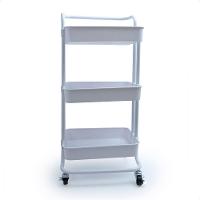 Carrinho Organizador Oikos Multiuso Com 3 Prateleiras Branca - 8